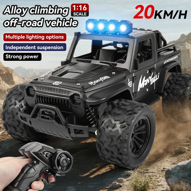 Remote Control Jeep for Kids All Terrain Off-Road Jeep RC Car Toys Gift for Boys