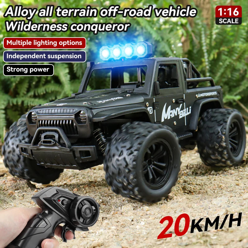 Remote Control Jeep for Kids All Terrain Off-Road Jeep RC Car Toys Gift for Boys