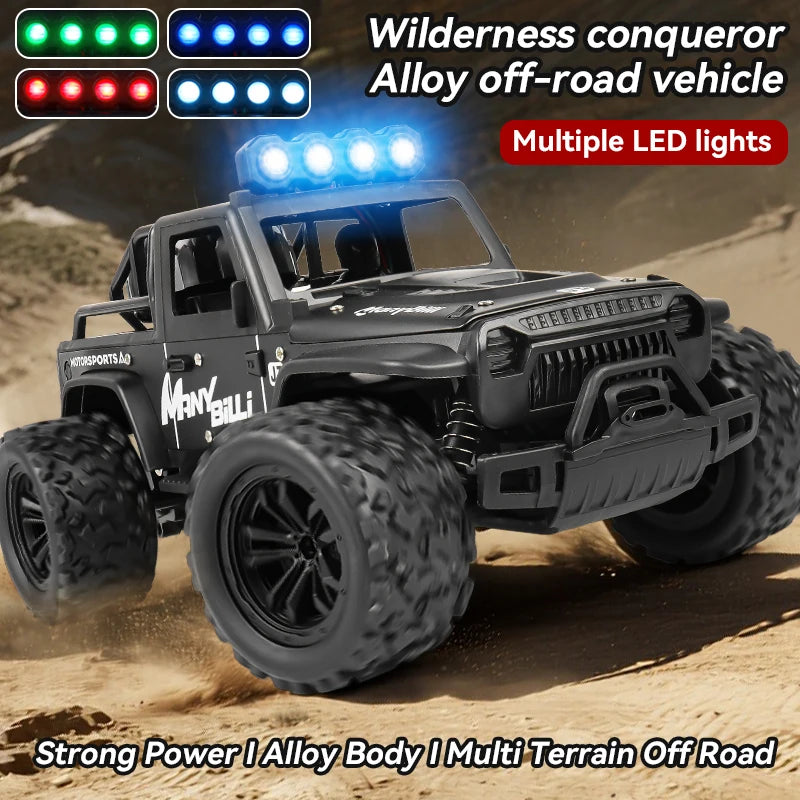 Remote Control Jeep for Kids All Terrain Off-Road Jeep RC Car Toys Gift for Boys