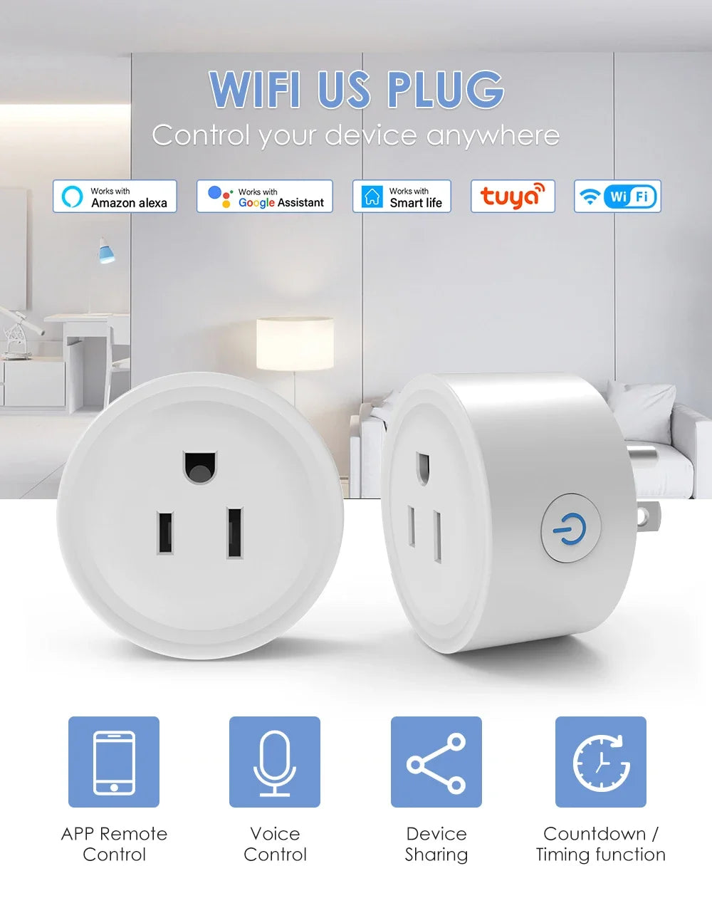WIFI Smart Plug - Make your life smart.